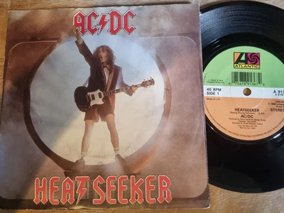 AC/DC Heat Seeker 1988 Atlantic Records 7” Hard Rock - Image 1 of 4