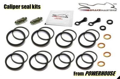 Yamaha XVZ1200 D VENTURE ROYALE 1989 front brake caliper replacement seals parts — 第 1/4 张图片