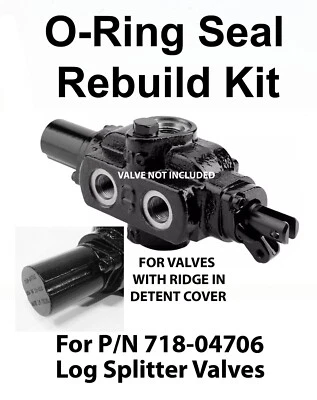 O-Ring Rebuild Kit for 718-04706 Hydraulic Log Splitter Control Valve 718-04534 - Image 1 of 3