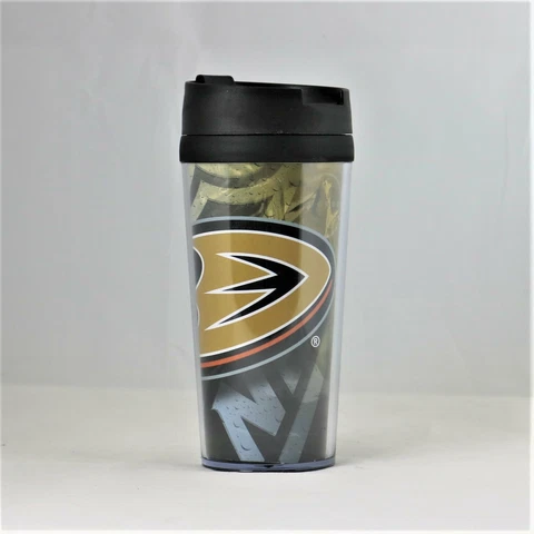 Anaheim Ducks NHL Licensed Acrylic 16oz Tumbler Coffee Mug w/wrap Insert Cover
