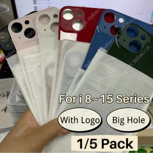 Back Glass replacement Big Hole Lot For iPhone 11 12 13 14 15 Pro Max Rear Cover - Picture 1 of 5
