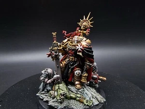 Warhammer 40k Templarios Negros ALTO MARISCAL HELBRECHT Pro Pintado Listo Para Enviar - Imagen 1 de 5