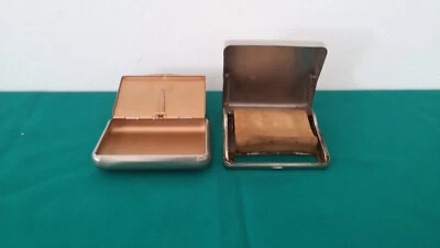 LOTTO FUMATORI MACCHINETTA PER ROLLARE SIGARETTE SCATOLA TASCABILE PORTA TABACCO - Immagine 1 di 4