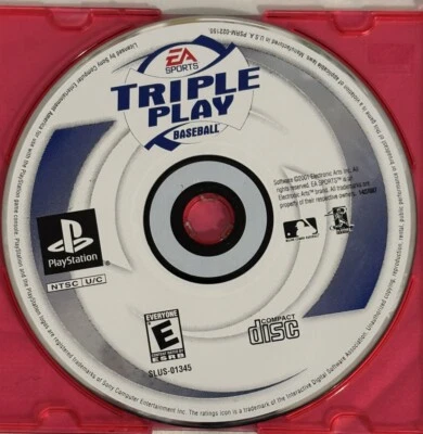 Triple Play Baseball (Sony PlayStation 1, 2001) - Disc Only - Disc Resurfaced - Image 1 of 2
