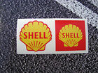 Shell Stickers Retro Style 50mm 1955 & 1961 Fuel FERRARI F1 Lemans Petrol Diesel