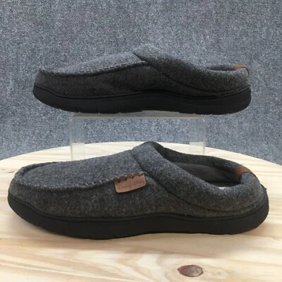 Dearfoams Slippers Womens 11-12 Clog Gray Slip On Casual Comfort Closed Toe Flat - Image 1 of 4