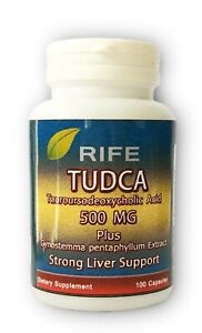 500 MG 100 CAPSULES TUDCA (TAUROURSODEOXYCHOLIC ACID) HIGH DOSE, LIVER SUPPORT