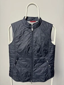 Bogner women’s lightweight quilted navy dark vest waistcoat EU38 US8 M p2p 18,1 - Picture 1 of 12