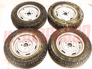 Fiat 900 T Original 4X12 Treaded Tires Wheels - Picture 1 of 1