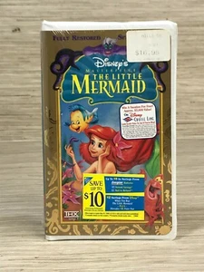 Obra Maestra de Disney La Sirenita VHS Edición Especial Completamente Restaurada Nueva - Imagen 1 de 4