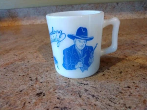 Vintage 1950’s Hopalong Cassidy Hazel Atlas Milk Glass Mug/Cup Mint  3" - Picture 1 of 5