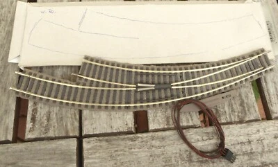 Fleischmann 6175 W H0 Switch Track Right With Drive, Professional-Track, Gut Get - Image 1 of 2