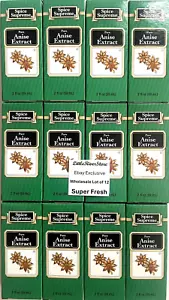 12 Packungen Spice Supreme reiner Anisgeschmack Extrakt 2 Unzen superfrisch USA md. 2026 - Bild 1 von 5