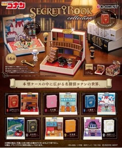 Re-ment Detective Conan SECRET BOOK collection BOX products, 6 types, 6 pieces - Picture 1 of 1