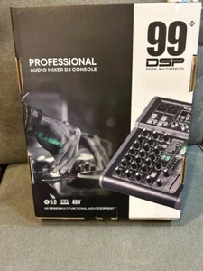 Debra Audio Pro Portable Recording Mixer Audio With USB 99 DSP Digital Effects - Picture 1 of 4