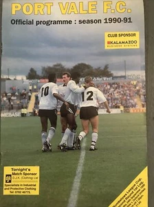 Port Vale V Oxford United(League Cup 1st round 1st leg 90/1) 24/9/90 - Picture 1 of 2