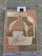 2022-23 Panini Prizm Premier League Dennis Bergkamp Club Legends Car ARSENAL
