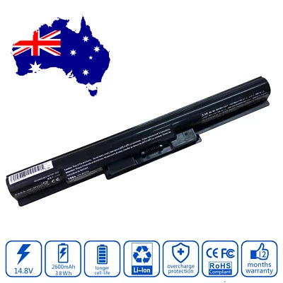 Battery for Sony Vaio SVF1521GSG SVF1521E4E SVF1521E6E SVF1521E7E Laptop 2600mAh - image 1 of 4