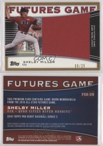2010 Topps Pro Debut Futures Game Relics Gold /25 Shelby Miller #FGR-SM