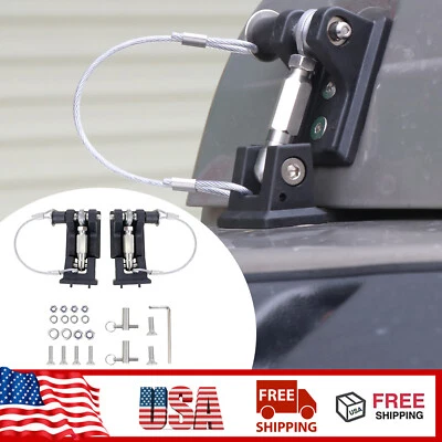 Aluminum Front Hood Latch Hood Lock Catch Locking for Jeep Wrangler TJ 1997-2006 - Image 1 of 4