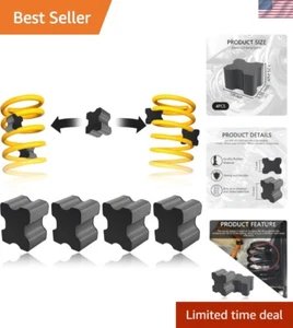 4 Stück Gummi Spiralfeder Abstandshalter, Schwerlast vorne Spiralfeder Booster Kit für 1" - Bild 1 von 9