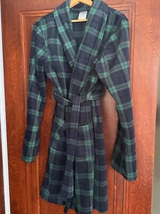 Vintage Cherokee Brand Fleece Robe Plaid Boys XL - Picture 1 of 4