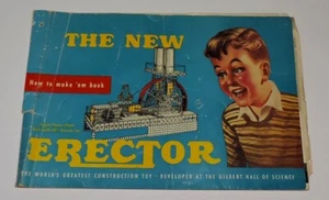Gilbert Erector Set 1954 How To Make 'Em Instruction Manual No. 7 1/2 - Picture 1 of 3