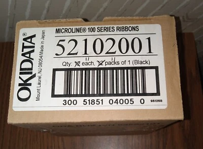OKIDATA MICROLINE CINTA CARTUCHA NEGRA PARA IMPRESORAS 320/321 (CAJA DE 11) Foto 1 de 3