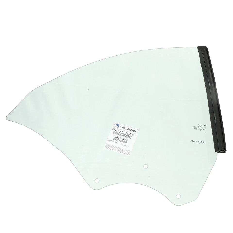 GENUINO MOPAR SEBRING AVENGER 200 CUARTO VENTANA CRISTAL DERECHO OEM NUEVO 05008978AF Foto 1 de 3