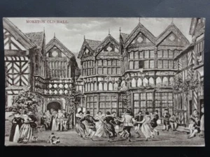 Cheshire MORETON OLD HALL - Old Postcard by W. Shaw of Burslem - Picture 1 of 2