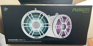 Fusion SG-FLT883SPW 8.8" 230W CRGBW Marine Wake Tower Speakers (Pair) - White - Picture 1 of 3