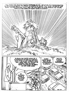 MOEBIUS "MAD WOMAN OF SACRED HEART” A. Jodorowsky page 18 ART TRANSPARENCY - Picture 1 of 4