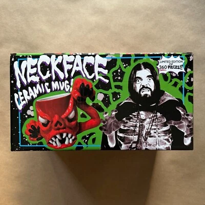 Taza cerámica cara cuello maceta graffiti arte escultura edición limitada Foto 1 de 4