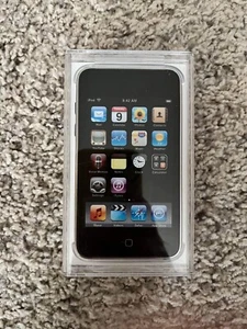 NEW FACTORY SEALED APPLE IPOD TOUCH 2nd GEN 8GB A1288 BLACK CHROME FREE SHIP - Picture 1 of 7