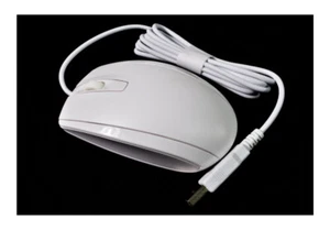 M52962-001 - Mouse, Wired USB, White - Afbeelding 1 van 1