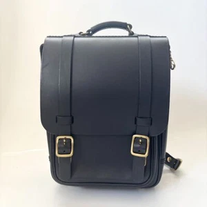 OTONA Adult Randsel Black HERZ Leather Adult Backpack 2Belt From JPN - Picture 1 of 12