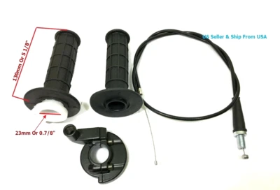 Throttle Cable & Handle Throttle for Honda CR125R CR250R CR500R 1984-2001 - Image 1 of 4