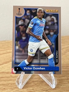 Victor Osimhen 2021-22 Topps Merlin UEFA UCL UCC Champions League Soccer #84 - Picture 1 of 2