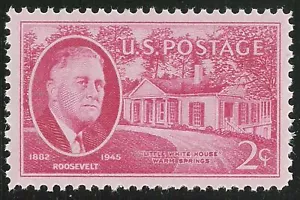 Scott 931- Roosevelt and the Little White House- MNH 2c 1945- unused mint stamp - Picture 1 of 1