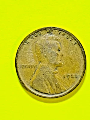 1925 P Lincoln Wheat Penny Cent No Mint Mark Circulated Philadelphia Mint 22111 - Image 1 of 3