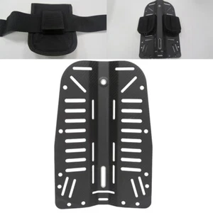 Premium Carbon Fiber Backplate for Scuba Diving Lightweight and High Strength - Picture 1 of 12