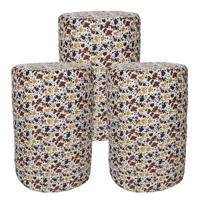 Juego de 3 CUBIERTAS DE BARRIL Diseño Estampado Vaca Medidas 35" Alto x 30" Ancho Foto 1 de 2