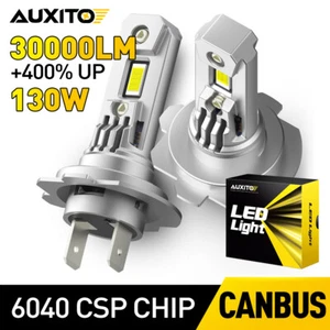 AUXITO H7 HB5 30000LM 6500K 130W LED Headlight for Mercedes-Benz S550 C300 C250 - Picture 1 of 12