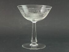 Antike Elegant Liberty Service 9 Sektschalen Champagner Crystal Graviert