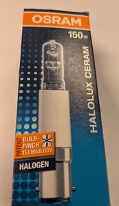 OSRAM HALOLUX CERAM 150W B15d SBC 64477 KLAR DIMMBAR - Bild 1 von 5