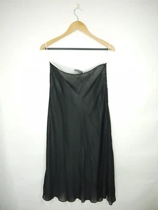Como Nueva Falda Maxi Sin Mangas Negra Terciopelo Transparente Talla M Nueva con Etiquetas - Imagen 1 de 9