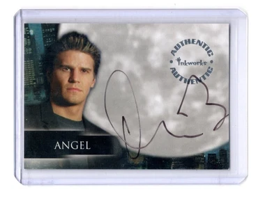 2000 INKWORKS ANGEL SEASON 1 DAVID BOREANAZ #A1 AUTOGRAPH - Image 1 of 2