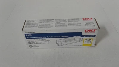 Okidata 44315301 Yellow Toner Ctg for Oki C610cdn Series - Image 1 of 4