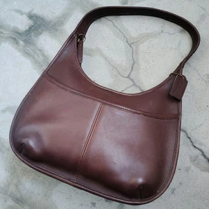 Coach Old Coach Vintage Ergo One-Shoulder Bag 9033 Dark Brown (From Japan) - Picture 1 of 12