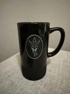 Maserati Black Ceramic Mug w/ Trident Logo & Rubber Base – Official Licensed - Picture 1 of 5